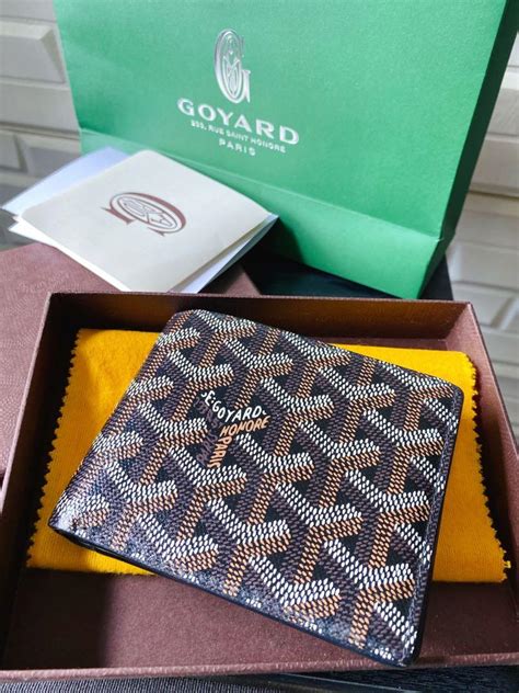 goyard blue mens wallet|Goyard saint florentin wallet price.